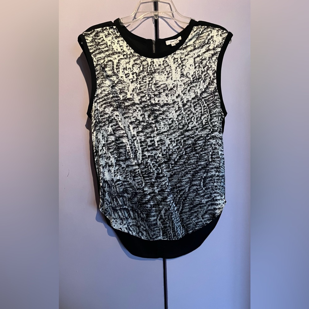 Helmut Lang- Sleeveless Printed Top